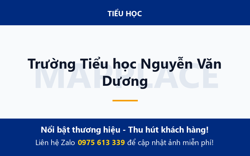 Trường Tiểu học Nguyễn Văn Dương