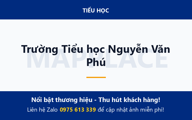 Trường Tiểu học Nguyễn Văn Phú
