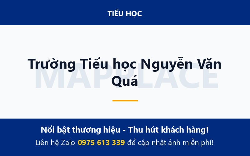 Trường Tiểu học Nguyễn Văn Quá