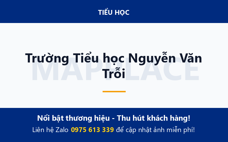 Trường Tiểu học Nguyễn Văn Trỗi