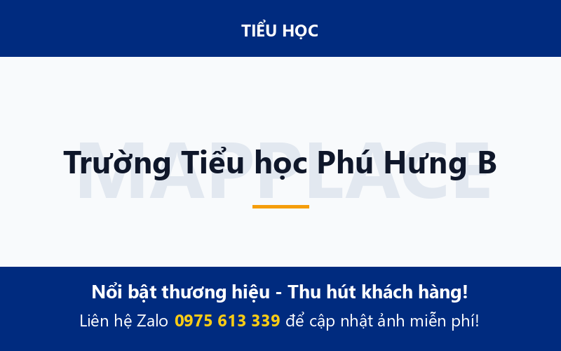 Trường Tiểu học Phú Hưng B