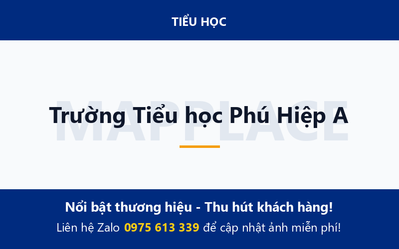 Trường Tiểu học Phú Hiệp A