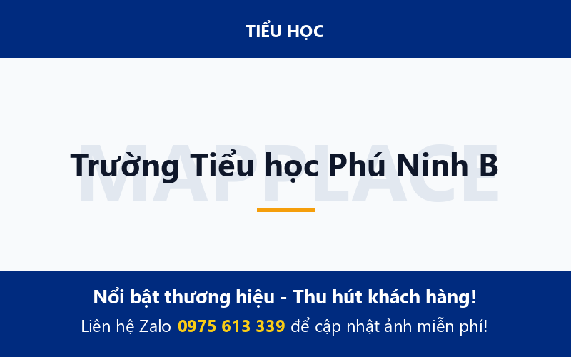 Trường Tiểu học Phú Ninh B