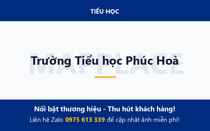 Trường Tiểu học Phúc Hoà