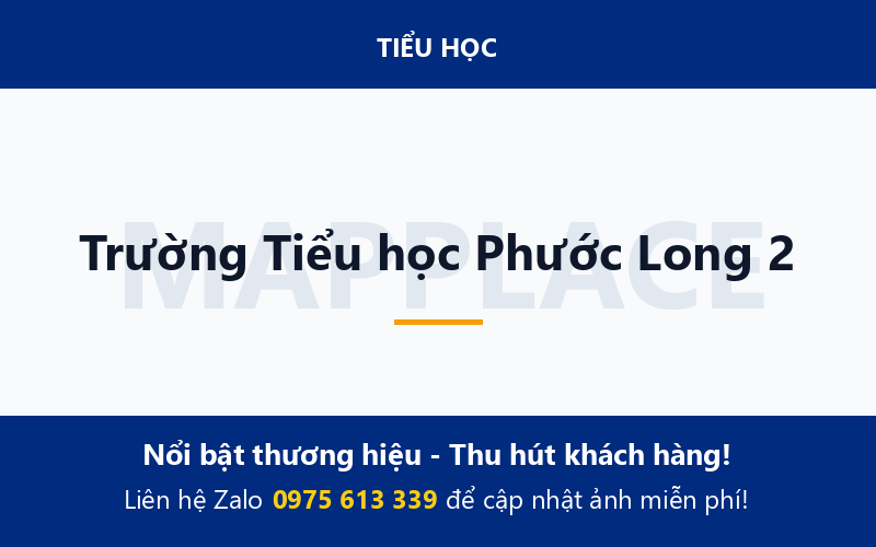 Trường Tiểu học Phước Long 2