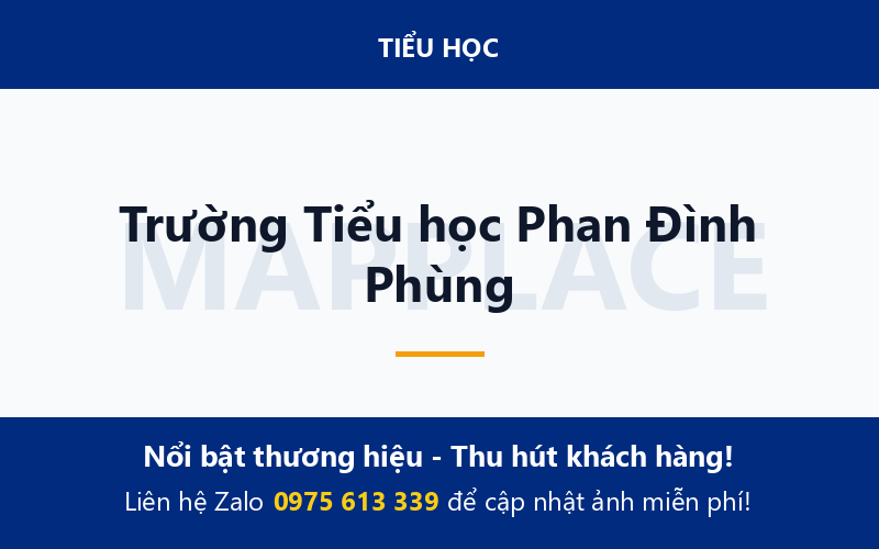 Trường Tiểu học Phan Đình Phùng