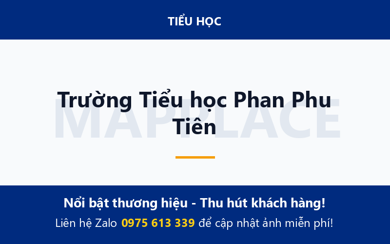 Trường Tiểu học Phan Phu Tiên