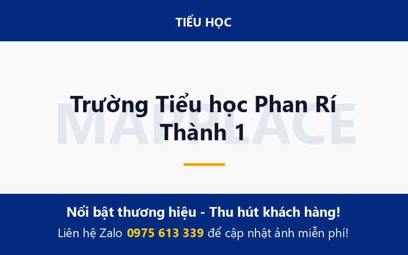 Trường Tiểu học Phan Rí Thành 1