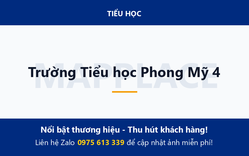Trường Tiểu học Phong Mỹ 4