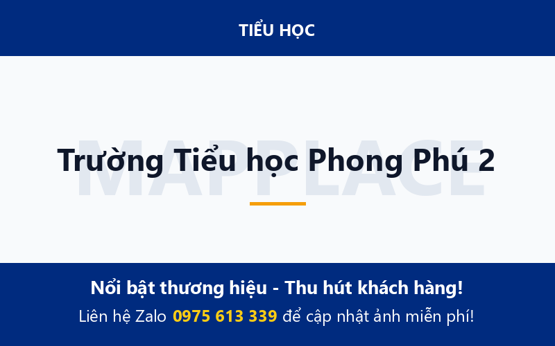 Trường Tiểu học Phong Phú 2