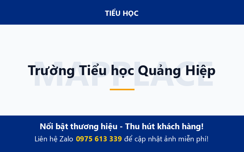 Trường Tiểu học Quảng Hiệp