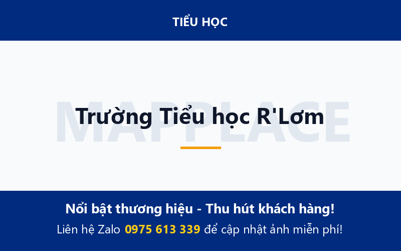 Trường Tiểu học R'Lơm