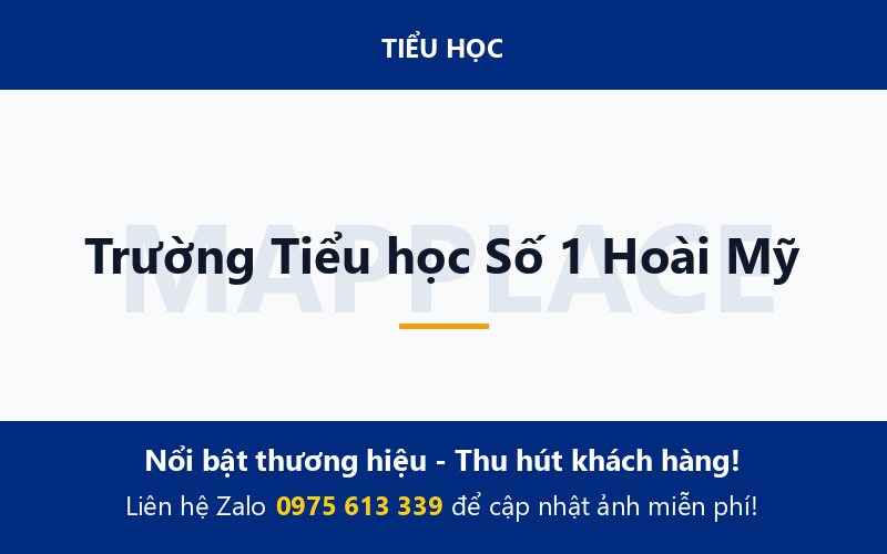 Trường Tiểu học Số 1 Hoài Mỹ