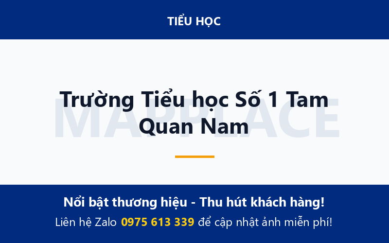 Trường Tiểu học Số 1 Tam Quan Nam