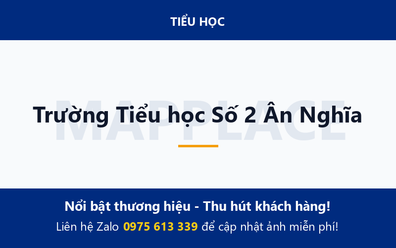 Trường Tiểu học Số 2 Ân Nghĩa