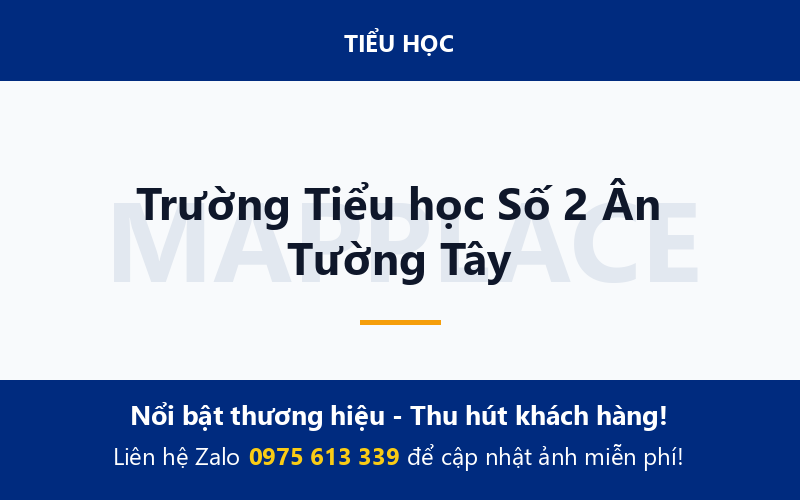Trường Tiểu học Số 2 Ân Tường Tây