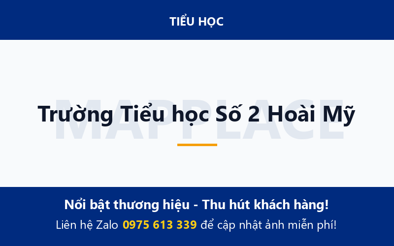 Trường Tiểu học Số 2 Hoài Mỹ