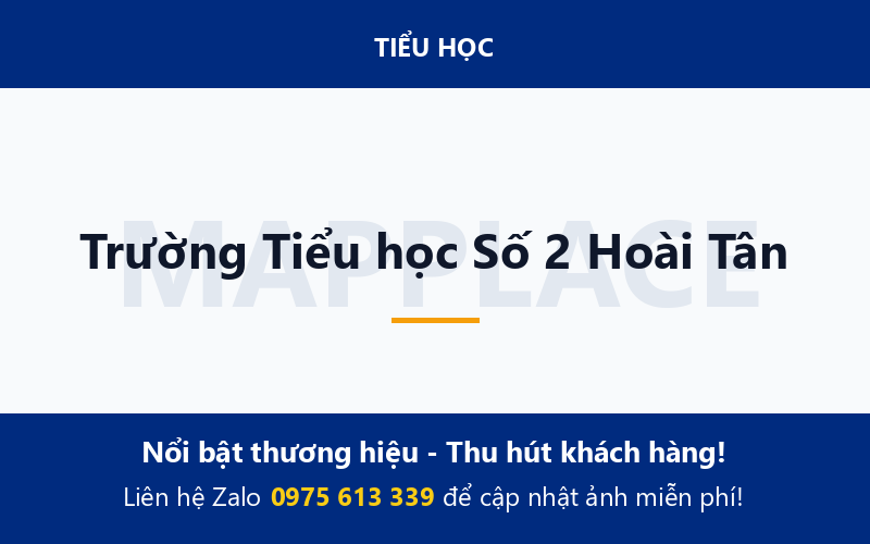 Trường Tiểu học Số 2 Hoài Tân