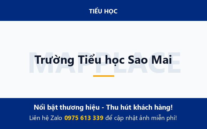 Trường Tiểu học Sao Mai
