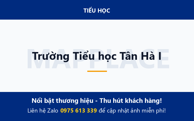 Trường Tiểu học Tân Hà I
