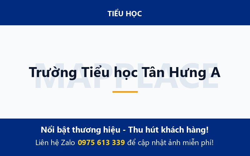 Trường Tiểu học Tân Hưng A