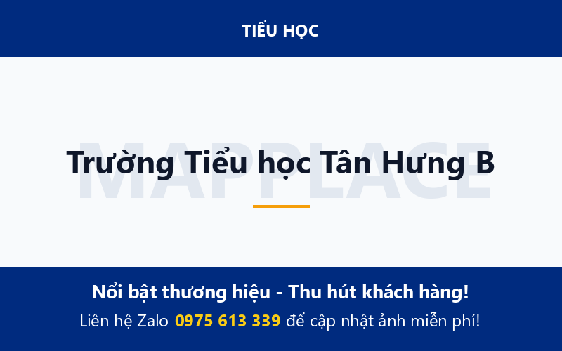 Trường Tiểu học Tân Hưng B