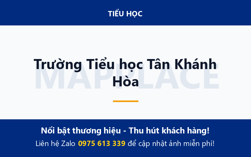 Trường Tiểu học Tân Khánh Hòa