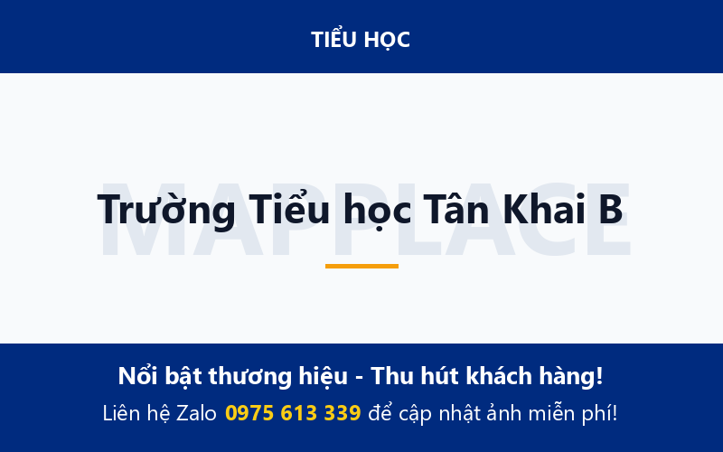 Trường Tiểu học Tân Khai B