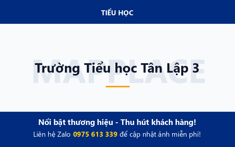 Trường Tiểu học Tân Lập 3