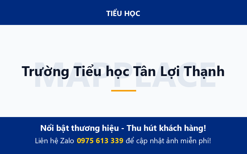 Trường Tiểu học Tân Lợi Thạnh