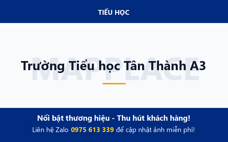Trường Tiểu học Tân Thành A3