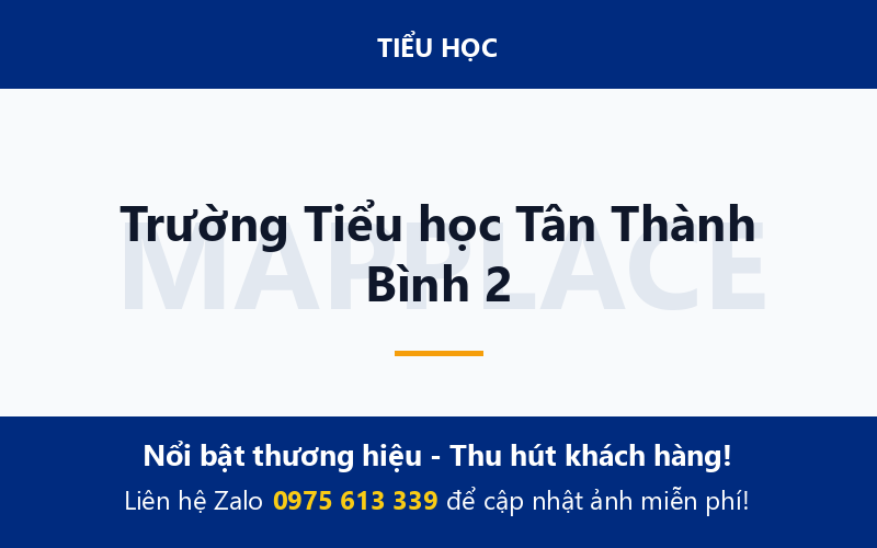 Trường Tiểu học Tân Thành Bình 2