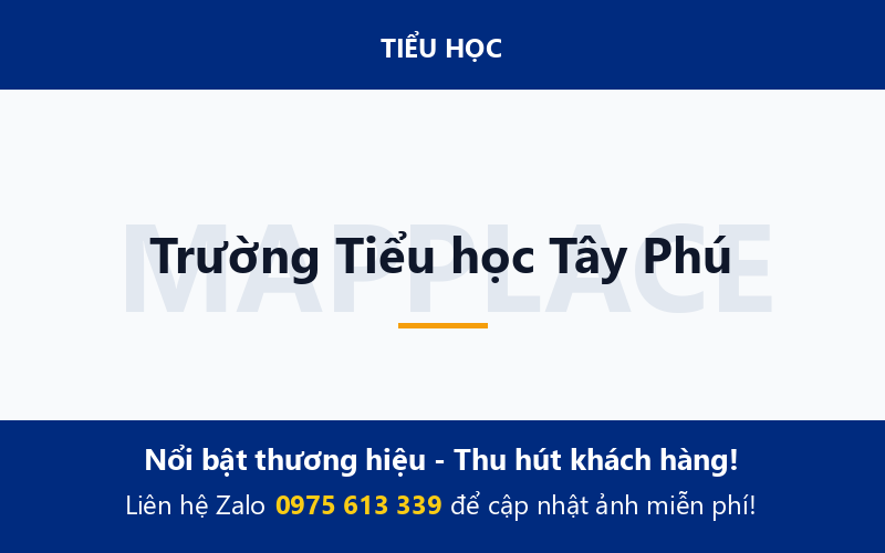 Trường Tiểu học Tây Phú