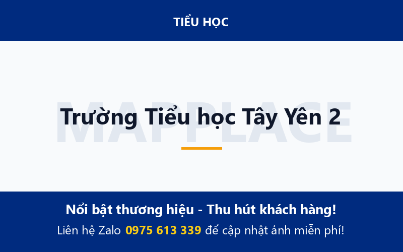 Trường Tiểu học Tây Yên 2