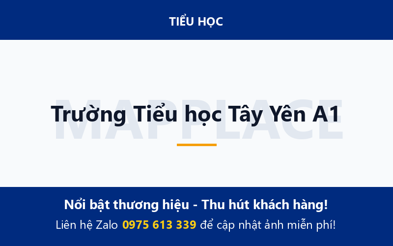 Trường Tiểu học Tây Yên A1