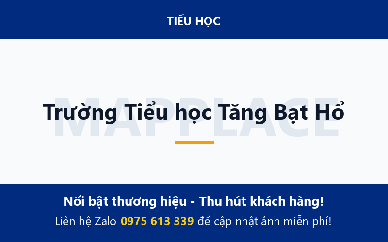 Trường Tiểu học Tăng Bạt Hổ