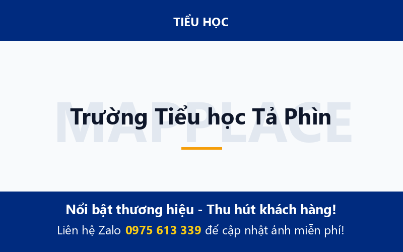 Trường Tiểu học Tả Phìn