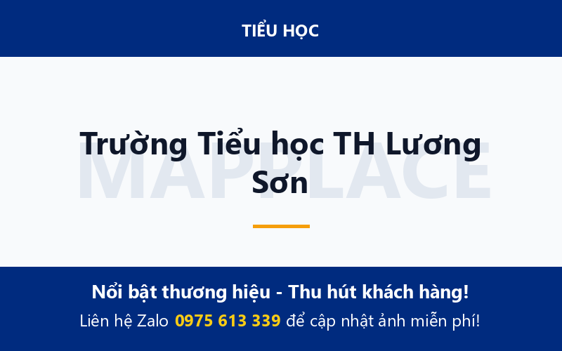 Trường Tiểu học TH Lương Sơn