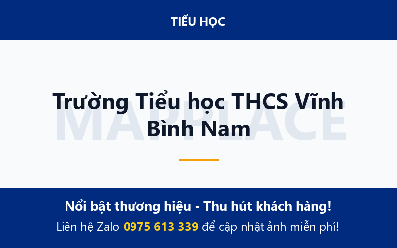 Trường Tiểu học THCS Vĩnh Bình Nam