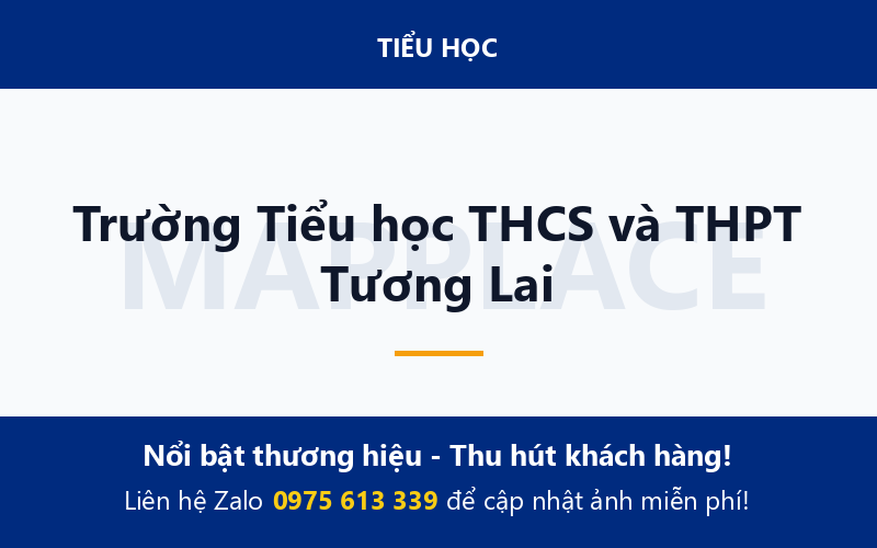 Trường Tiểu học THCS và THPT Tương Lai