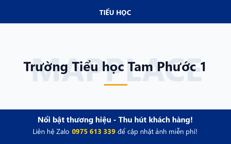Trường Tiểu học Tam Phước 1