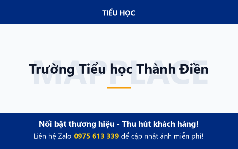 Trường Tiểu học Thành Điền