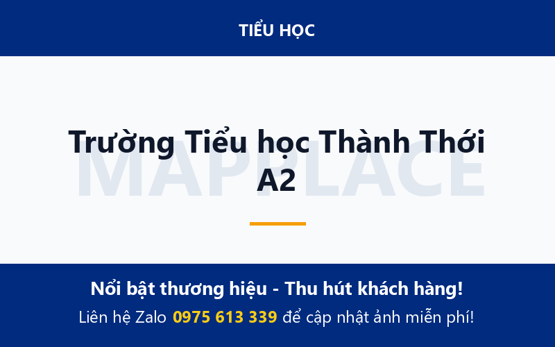 Trường Tiểu học Thành Thới A2
