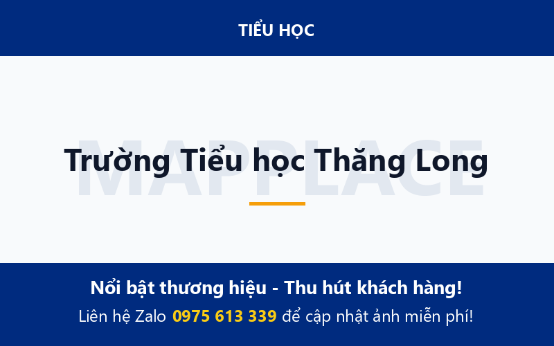 Trường Tiểu học Thăng Long