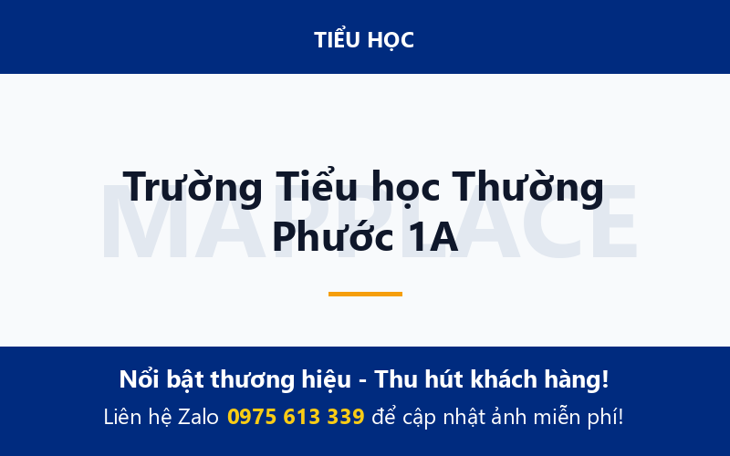 Trường Tiểu học Thường Phước 1A
