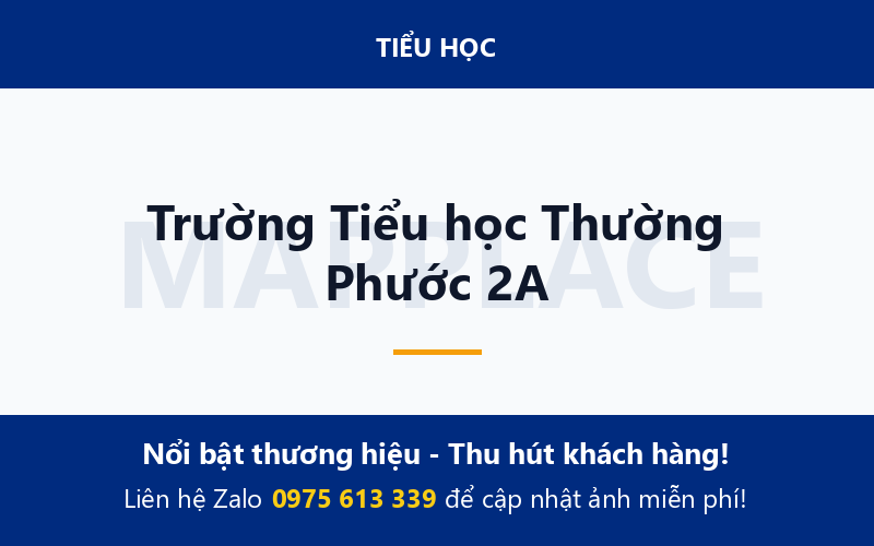 Trường Tiểu học Thường Phước 2A