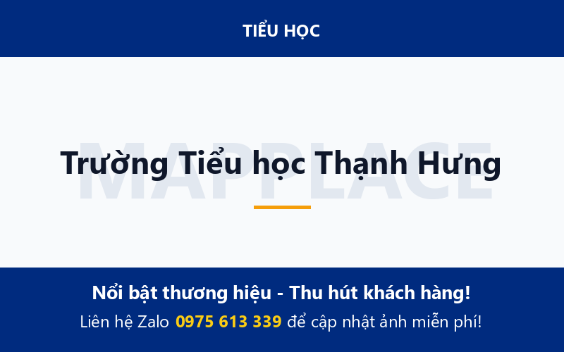 Trường Tiểu học Thạnh Hưng