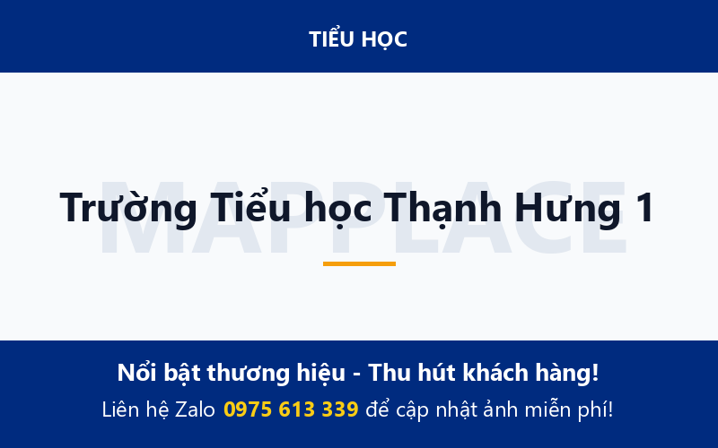 Trường Tiểu học Thạnh Hưng 1