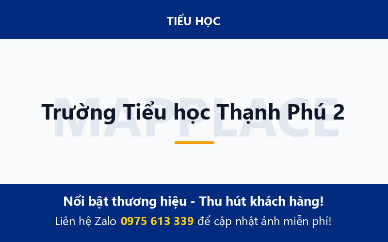 Trường Tiểu học Thạnh Phú 2