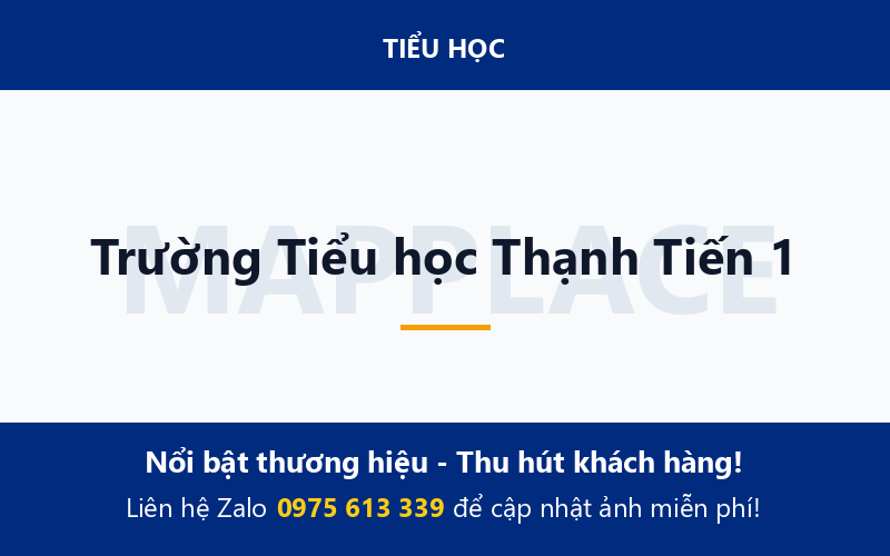 Trường Tiểu học Thạnh Tiến 1